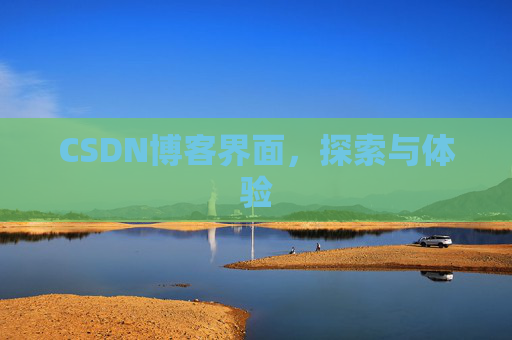 CSDN博客界面，探索与体验